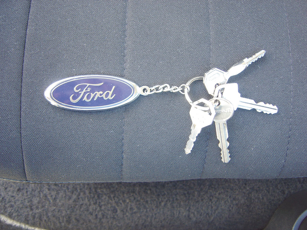 O chaveiro da Ford dá um charme ao molho de chaves